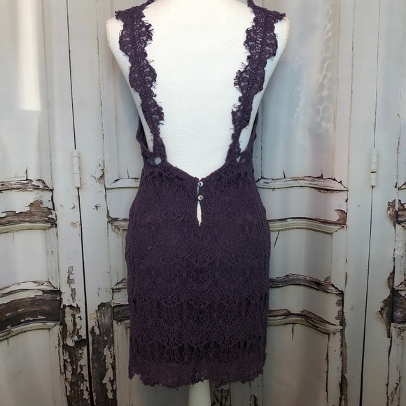 Free People Intimately Lacey Lavender Sheath - Size S - Picture 2 of 6
